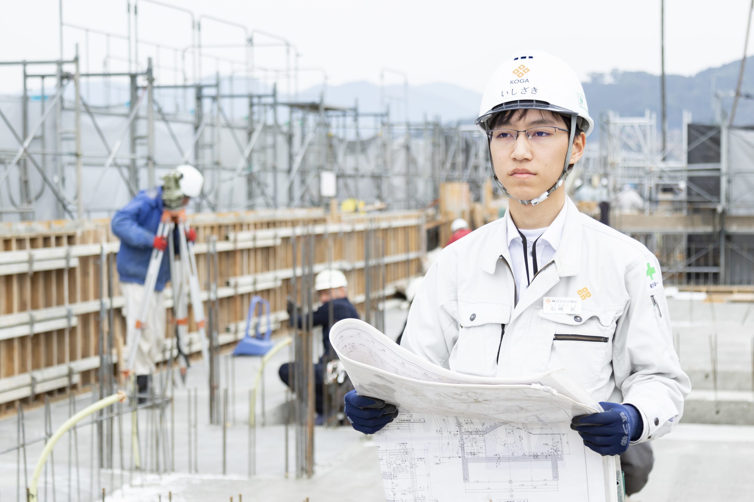 画像：建設現場での作業風景